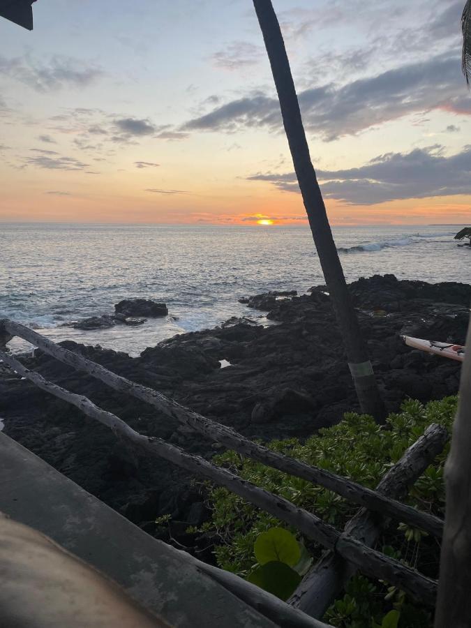カイルア・コナMoonlight Oceanfront Delightアパートメント エクステリア 写真