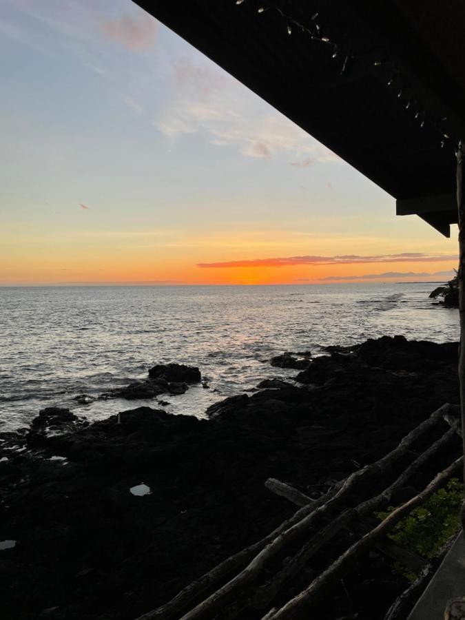 カイルア・コナMoonlight Oceanfront Delightアパートメント エクステリア 写真